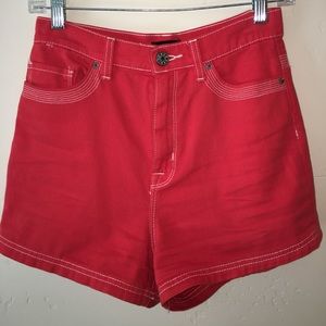 BDG Raspberry Red Shorts